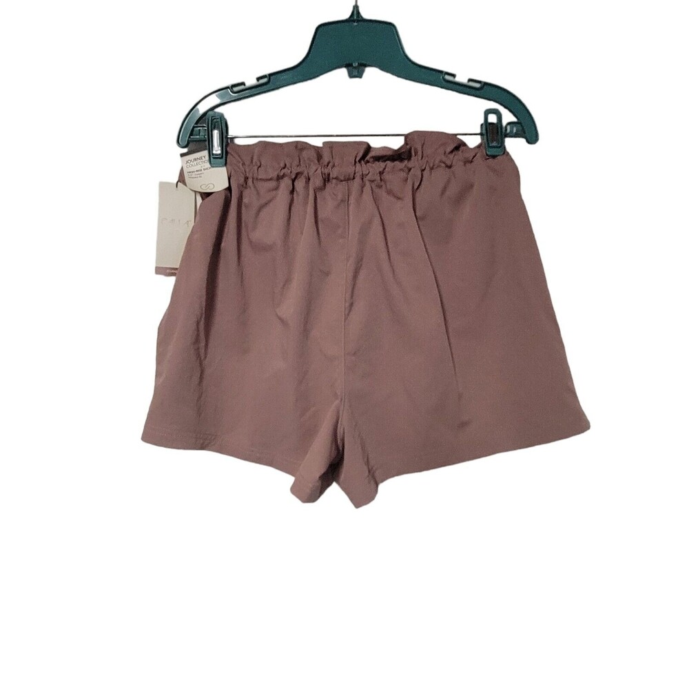 CALIA Journey Shorts Woven Paper Bag Hazy Plum Small High Rise - Picture 3 of 4